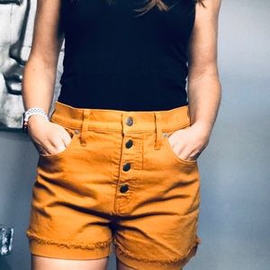 Madewell high rise shorts